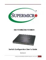 Preview for 1 page of Supermicro SSE-F3548S User Manual