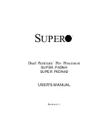 Supermicro SUPER P6DNH User Manual предпросмотр