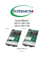 Supermicro SuperBlade SBI-6119R-C3N User Manual предпросмотр