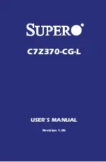 Supermicro Supero C7Z370-CG-L User Manual предпросмотр