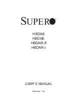 Supermicro Supero H8DA8 User Manual предпросмотр