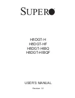 Supermicro SUPERO H8DGT-H User Manual preview