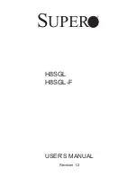 Предварительный просмотр 1 страницы Supermicro Supero H8SGL User Manual