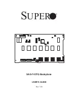 Предварительный просмотр 1 страницы Supermicro Supero SAS-743TQ User Manual