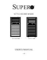 Supermicro Supero SC731 Series User Manual preview