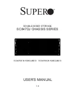 Preview for 1 page of Supermicro Supero SC847DE16-R2K02JBOD User Manual