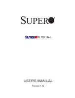 Supermicro Supero X7DCA-L User Manual предпросмотр