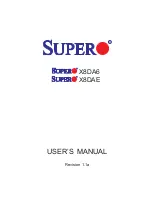 Supermicro Supero X8DA6 User Manual предпросмотр