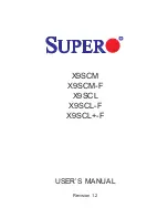 Supermicro Supero X9SCL+-F User Manual предпросмотр