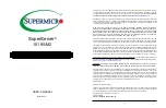 Supermicro SuperServer 1019S-M2 User Manual предпросмотр