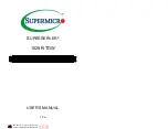 Предварительный просмотр 1 страницы Supermicro SUPERSERVER 1028R-TDW User Manual