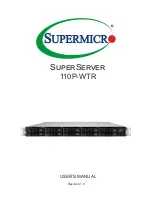 Supermicro SuperServer 110P-WTR User Manual предпросмотр