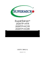 Supermicro SuperServer 2029TP-HC0R User Manual предпросмотр