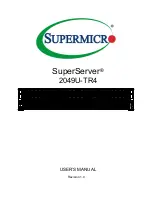 Предварительный просмотр 1 страницы Supermicro SuperServer 2049U-TR4 User Manual