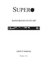 Предварительный просмотр 1 страницы Supermicro SUPERSERVER 5014C-MF 5014C-MF User Manual