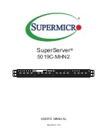 Supermicro SuperServer 5019C-MHN2 User Manual предпросмотр