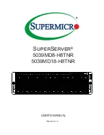 Supermicro SuperServer 5039MD18-H8TNR User Manual preview