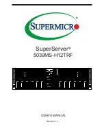 Supermicro SuperServer 5039MS-H12TRF User Manual предпросмотр