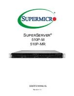 Supermicro SuperServer 510P-M User Manual предпросмотр