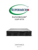 Supermicro SuperServer 520P-WTR User Manual preview