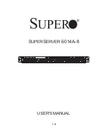 Supermicro SUPERSERVER 6014A-8 User Manual предпросмотр