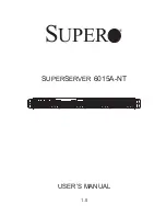 Supermicro SUPERSERVER 6015A-NT User Manual предпросмотр