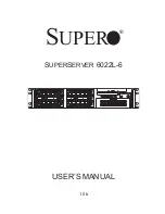 Supermicro SUPERSERVER 6022L-6 User Manual предпросмотр