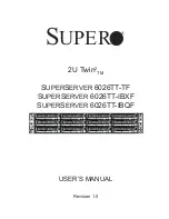 Supermicro SUPERSERVER 6026TT-IBQF User Manual preview