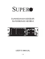 Supermicro SUPERSERVER 6035B-8 User Manual preview