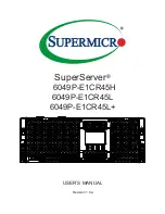 Supermicro SuperServer 6049P-E1CR45H User Manual предпросмотр