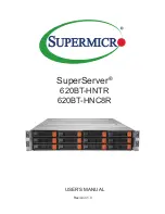 Supermicro SuperServer 620BT-HNC8R User Manual предпросмотр