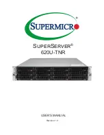 Предварительный просмотр 1 страницы Supermicro SuperServer 620U-TNR User Manual