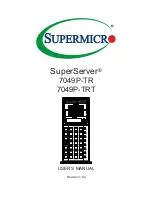 Supermicro SuperServer 7049P-TR User Manual предпросмотр