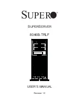 Supermicro SUPERSERVER 8046B-TRLF User Manual предпросмотр