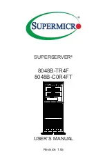 Supermicro SUPERSERVER 8048B-C0R4FT User Manual предпросмотр