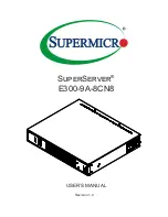 Предварительный просмотр 1 страницы Supermicro SuperServer E300-9A-8CN8 User Manual