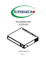 Supermicro SuperServer E300-9A User Manual предпросмотр