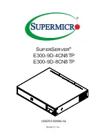 Supermicro SuperServer E300-9D-4CN8TP User Manual предпросмотр