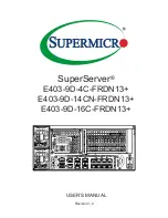 Supermicro SuperServer E403-9D-14CN-FRDN13+ User Manual предпросмотр