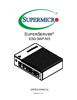 Supermicro SuperServer E50-9AP-N5 User Manual предпросмотр