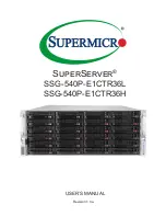 Supermicro SuperServer SSG-540P-E1CTR36H User Manual предпросмотр