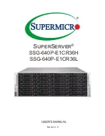 Предварительный просмотр 1 страницы Supermicro SuperServer SSG-640P-E1CR36H User Manual