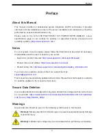 Preview for 3 page of Supermicro SuperServer SYS-110P-FDWTR User Manual