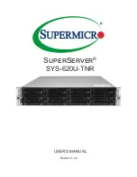 Предварительный просмотр 1 страницы Supermicro SuperServer SYS-620U-TNR User Manual