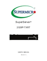 Предварительный просмотр 1 страницы Supermicro Superserver User Manual