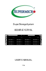 Supermicro SuperStorageSystem 6038R-E1CR16L User Manual предпросмотр