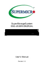 Preview for 1 page of Supermicro SuperStorageSystem SSG-2028R-DN2R24L User Manual