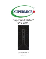 Предварительный просмотр 1 страницы Supermicro SuperWorkstation SYS-730A-I User Manual