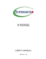 Предварительный просмотр 1 страницы Supermicro X10DGQ User Manual