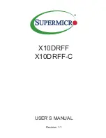 Supermicro X10DRFF User Manual предпросмотр